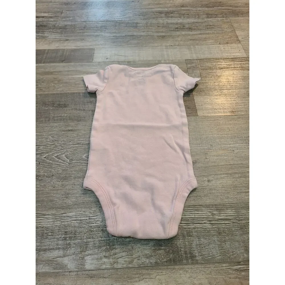 Child of mine by carter's 3 to 6 months light pink one piece